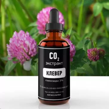 СО2 экстракт клевера (гликозиды 3%) (лат. Trifolium arvense L.)