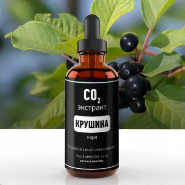 СО2 экстракт крушины (кора) (лат. Flagula Mill)