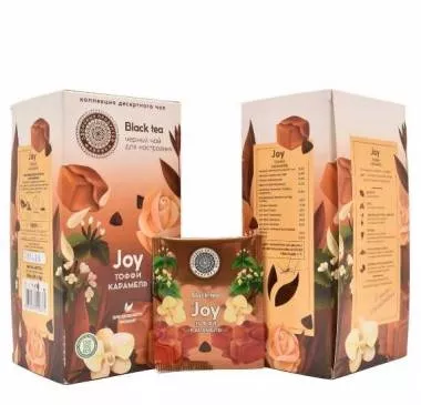 Чай "Joy" тоффи карамель 50 гр      25 фильтр - пакетиков