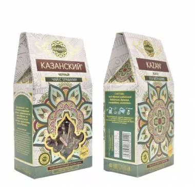 Хаяти. Чай Казанский. Чай черный листовой с травами, 70 гр.